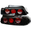 Spyder 5005274 fits Honda 97-01 Prelude Euro Style Tail Lights Black ALT-YD-HP9