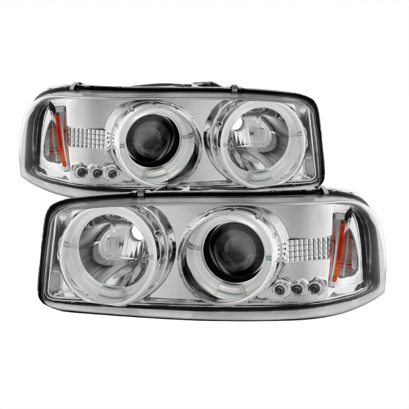 Spyder 5009364 fits GMC 99-06 Sierra 1500/2500/3500 Projector Headlights LED Ha