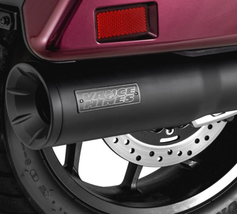 Vance and Hines 48421 Vance & Hines HONDA 17-20 Rebel S/O Black Slip-On Exhau