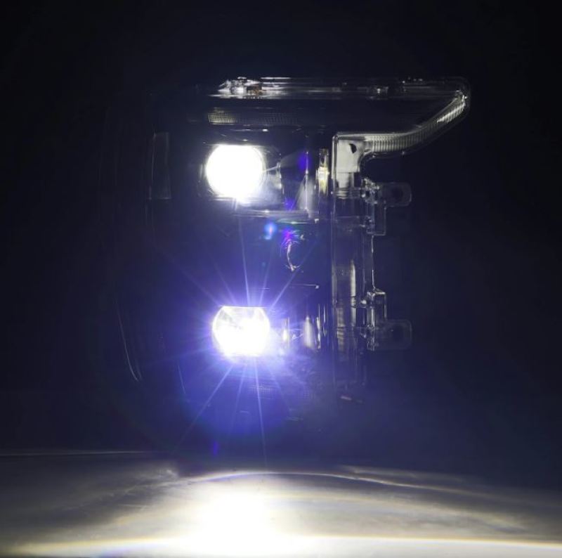 AlphaRex 880139 fits Ford 21-22 F150 Luxx-Series Projector Headlights Black w/A