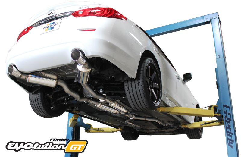 GReddy 10128306 16+ fits Infiniti Q50 Evolution (RWD ONLY) GT Cat-Back Exhaust