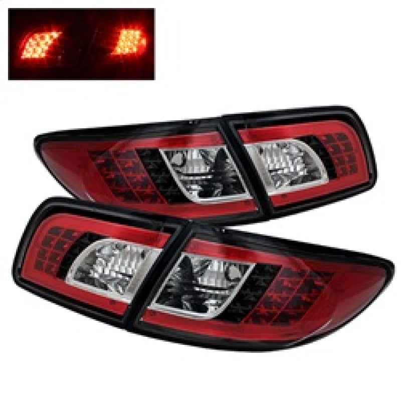 Spyder 5006066 fits Mazda 03-08 6 4/5DR (Not fit Wagon)LED Tail Lights Black AL