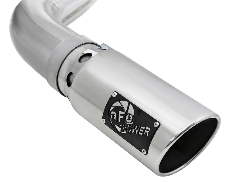 AFE 49-43106-P Bore-HD 4in 409 SS DPF-Back Exh 18-19 fits Ford F-150 V6-3.0L (t