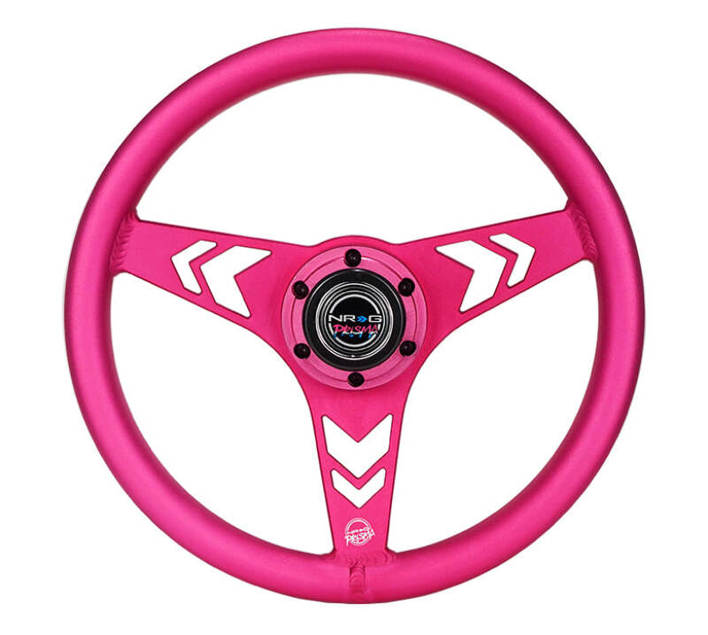 NRG RST-070-PK RST-070-PK Aluminum Steering Wheel 330mm - Arow Cutout -