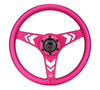 NRG RST-070-PK RST-070-PK Aluminum Steering Wheel 330mm - Arow Cutout -