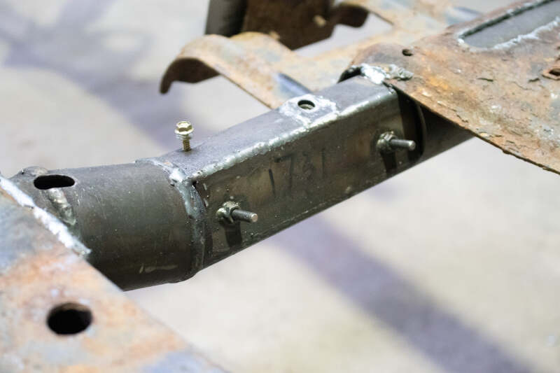 RustBuster RB7082 Forward Spare Tire Crossmember