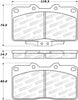 Stoptech 308.0531 Street Brake Pads - Front
