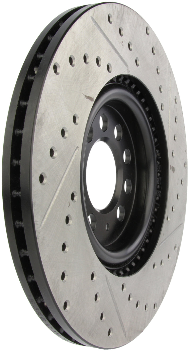 Stoptech 127.33062R Slotted & Drilled Sport Brake Rotor