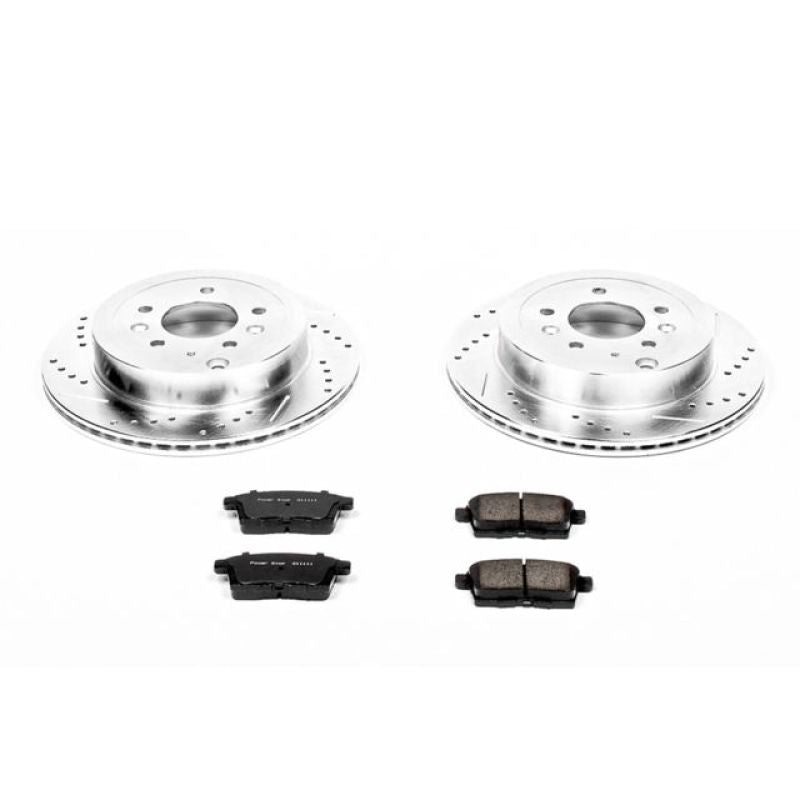 PowerStop K5876 fits Mazda 07-12 CX-7 Rear Z23 Evolution Sport Brake Kit