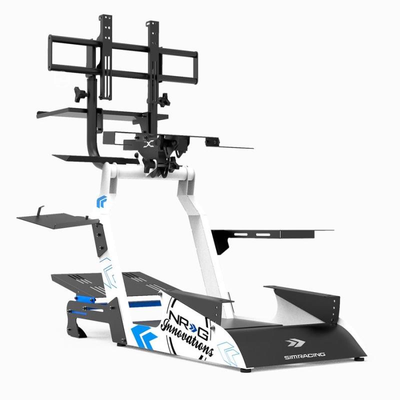 NRG FRP-APEX Racing Simulator Stand for Logitech, Thrustmaster, and Fanatec