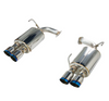 Remark RO-TTVB-SM fits Subaru WRX Axle Back Exhaust Burnt Steel Single Wall Tip