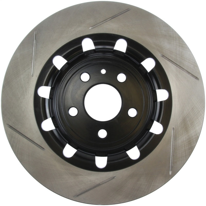 Stoptech 126.65136SL 17 Ford Flex/ 17 Ford Explorer w/ Heavy Duty Brakes Front Left Slotted Rotor