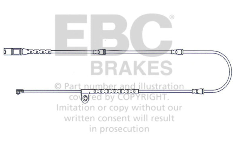 EBC EFA141 fits BMW 10 2014-20 X5 4.4L Twin Turbo Front Wear Leads