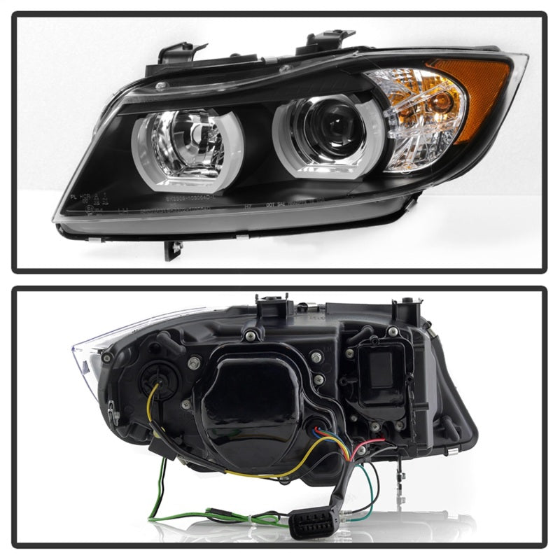 Spyder 5083432 fits BMW 06-08 E90 3-Series 4DR Headlights - Halogen Model Only