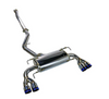 Remark RK-C4076S-02TN 08-14 fits Subaru STi GR Hatch Sports Touring Spec - Burnt Quad Tips (Non-Resonated)
