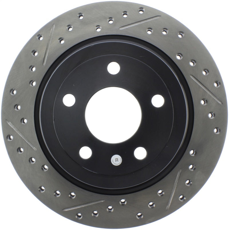 Stoptech 127.62117R Slotted & Drilled Sport Brake Rotor