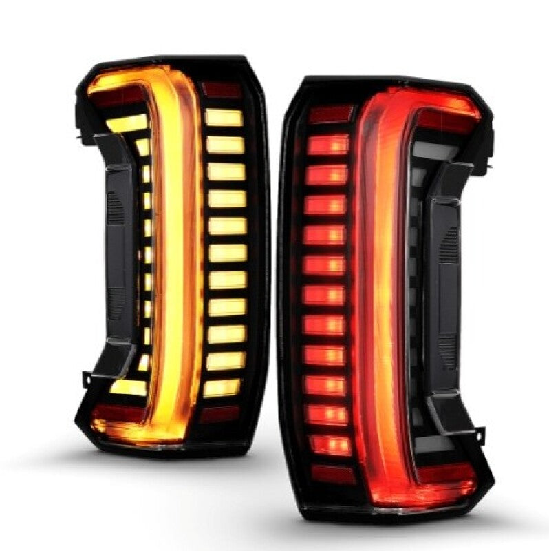 ANZO 311455X 22-24 fits Toyota Tundra Z-Series Full LED Tail Lights Smoke Lens Init/SeqSig- Pair