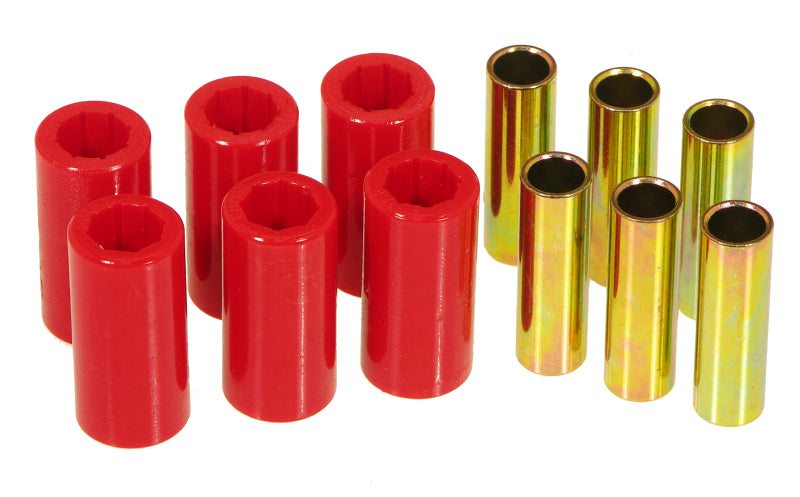 Prothane 1-1001 fits Jeep 55-75 CJ5/CJ6 Spring & Shackle Bushings - Red