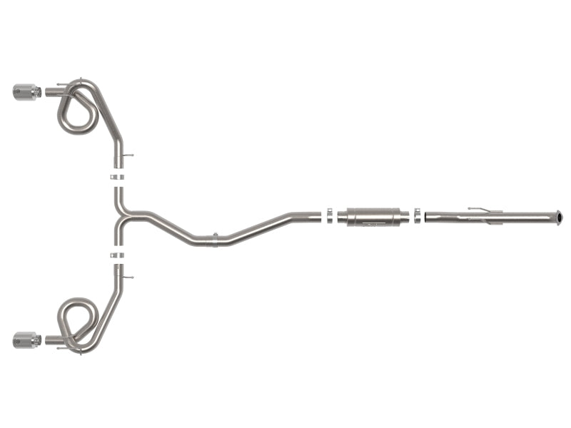 AFE 49-36630-P fits Honda Civic Si L4 1.5L (t) Takeda 2.5in to 3in 304 SS Cat-B