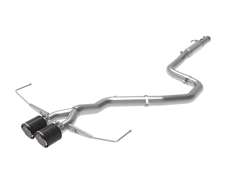 AFE 49-37011-C Exhaust Cat-Back 19-20 fits Hyundai Veloster 304SS Carbon Fiber