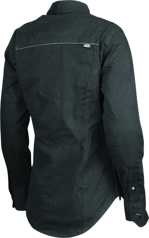 Speed and Strength 880429 Speed Society Armored Moto Shirt Black Womens - XS