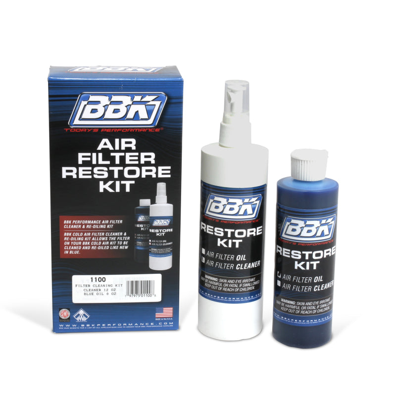 BBK 1100 Cold Air Filter Restore Cleaner And Re-Oil Kit