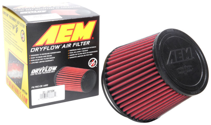 AEM 21-2073DK 5 inch x 5 inch DryFlow Air Filter
