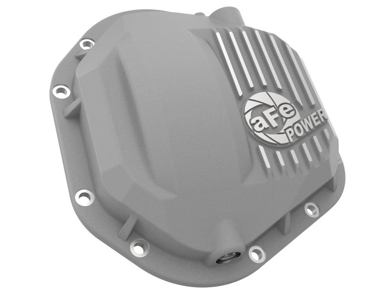 AFE 46-70080 Differential Cover (Raw; Street Series); fits Ford Diesel Trucks 9
