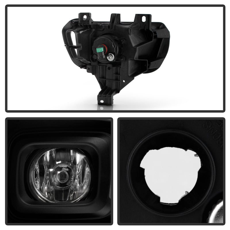 Spyder 19-23 Ford Ranger Halogen OEM Fog Lights w/Switch - Clear (FL-FR19-C)