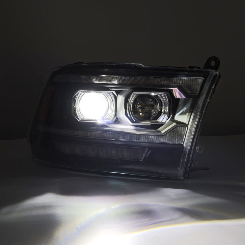AlphaRex 880560 fits Ram 09-18 2500 LUXX LED Proj Headlight Plank Style Alpha B
