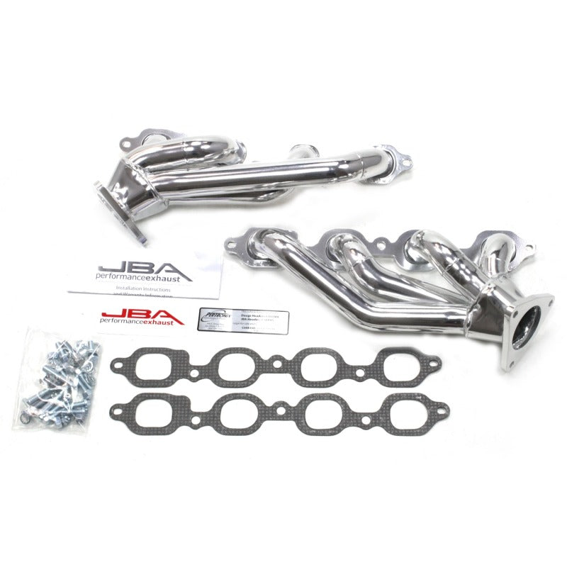 JBA 1850S-4JS GM Truck 5.3L/6.2L DFI 1-5/8in Primary Silver Ctd Cat4Ward Header