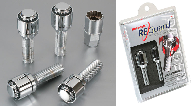 Project Kics WR63028 17HEX 60degrees 28MM Chrome Bull Lock Bolt - 14X1.50