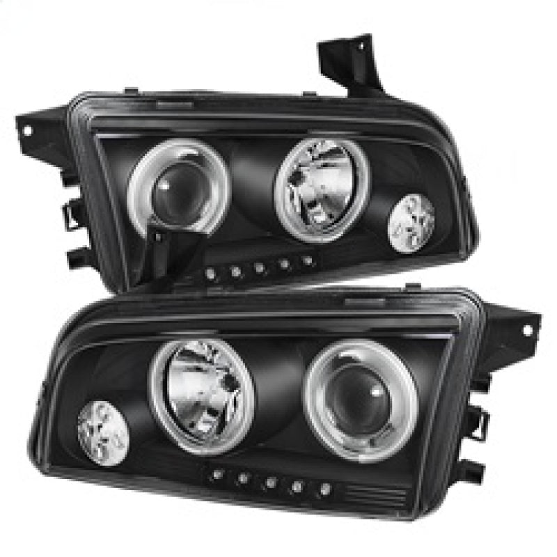 Spyder 5009715 fits Dodge 06-10 Charger Projector Headlights Halogen Model CCFL