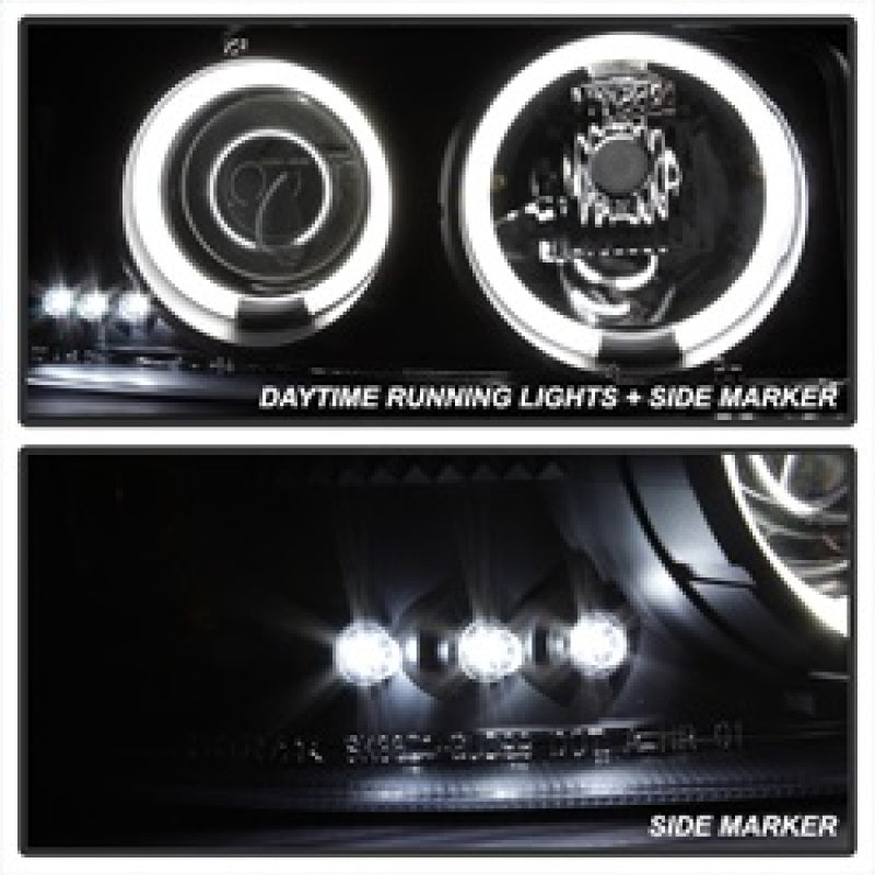 Spyder 5078704 fits GMC 99-06 Sierra 1500/2500 Projector Headlights CCFL Halo L