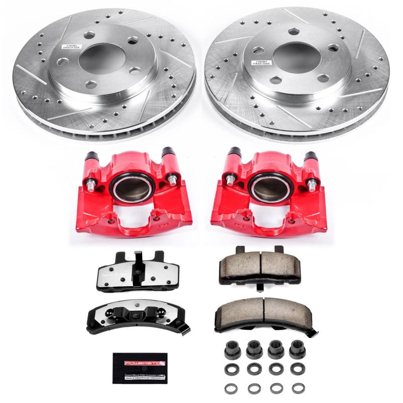 PowerStop fits Cadillac DeVille Front Z36 Truck & Tow Brake Kit w/Calipers