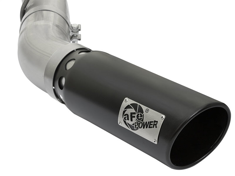 AFE 49-04085-B 5in DPF-Back Aluminized Steel Exhaust System fits GM Diesel Truc