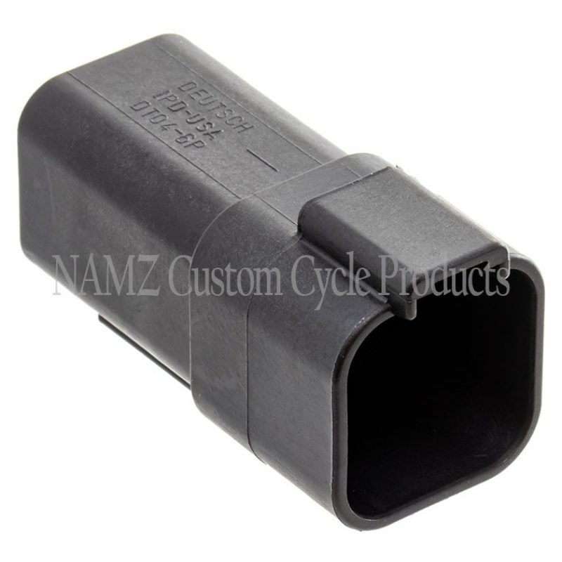 NAMZ DR-6B Deutsch DT Series 6-Wire Receptacle & Wedgelock - Black (Repl. HD 721