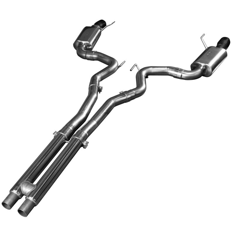 Kooks 11514411 15+ Mustang 5.0L 4V Convertible 3in Cat-Back w/ H-Pipe 4in Slash Cut Black Tips Exhaust