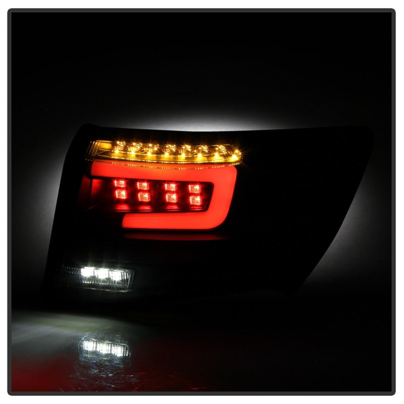 Spyder 5087980 fits Subaru 08-11 Impreza WRX 4DR LED Tail Lights - Black Smoke