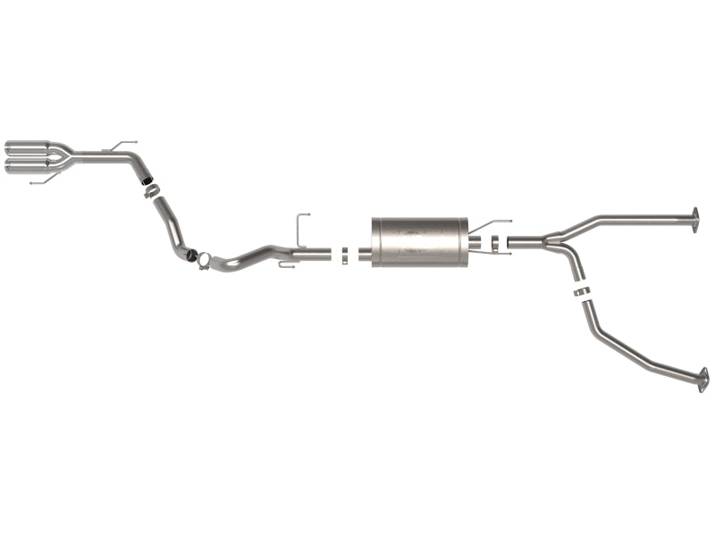 AFE 49-36068-P fits Toyota Sequoia V6 3.4L Vulcan Series 2-1/2in to 3in 304 SS