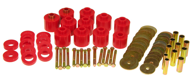 Prothane 1-110 fits Jeep 76-79 CJ5/7 1in Lift Body Mount - Red
