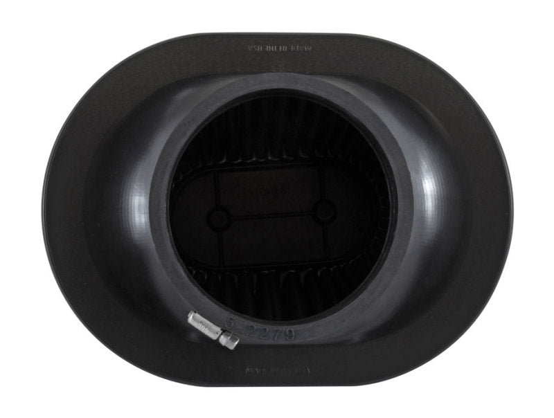 AEM 21-2258DK Dryflow Air Filter-Oval Tapered 8in x 10.5in O/S Base / 5in x 7.7