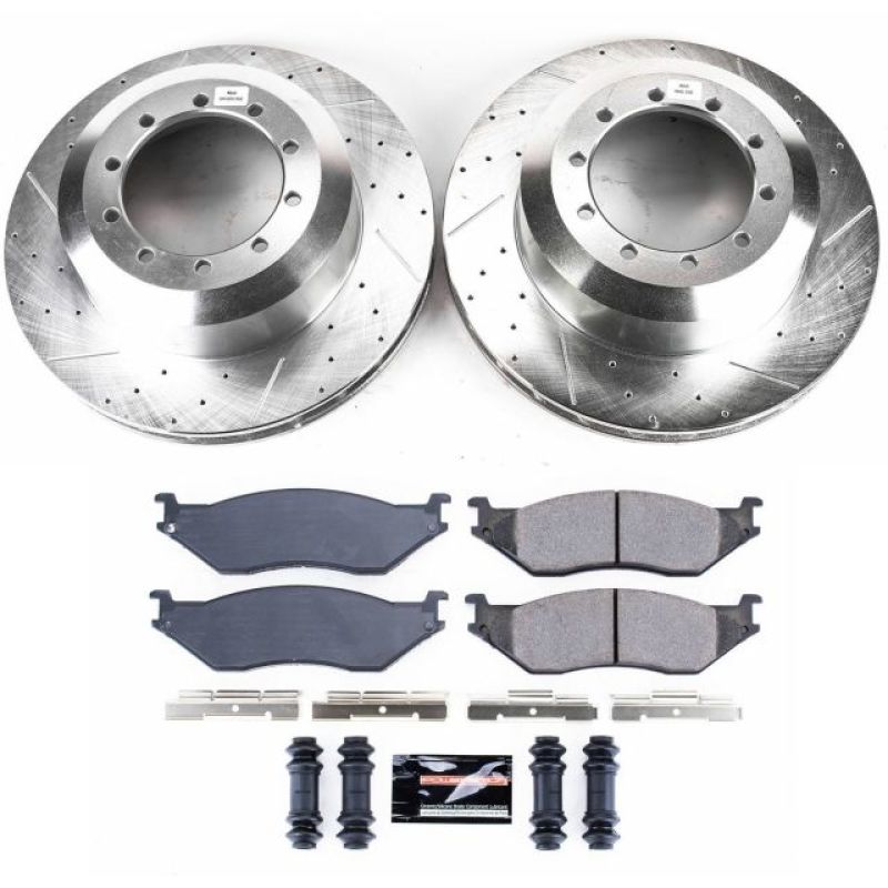 Power Stop K5184 99-01 fits Ford F53 Front Z23 Evolution Brake Kit