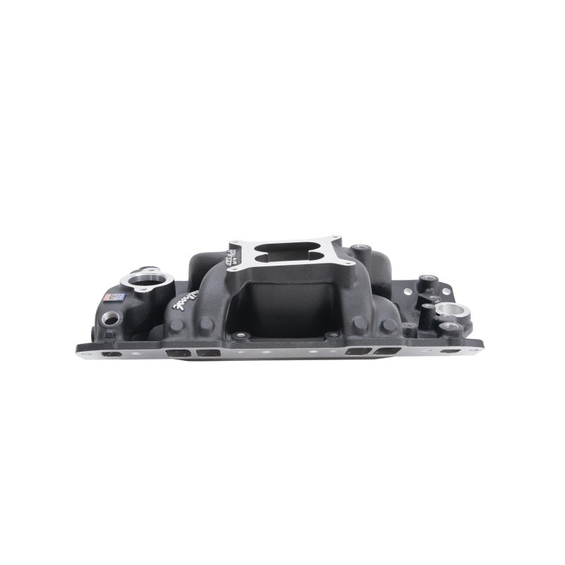 Edelbrock 75013 Intake Manifold RPM Air-Gap Small-Block fits Chevy 262-400 Black