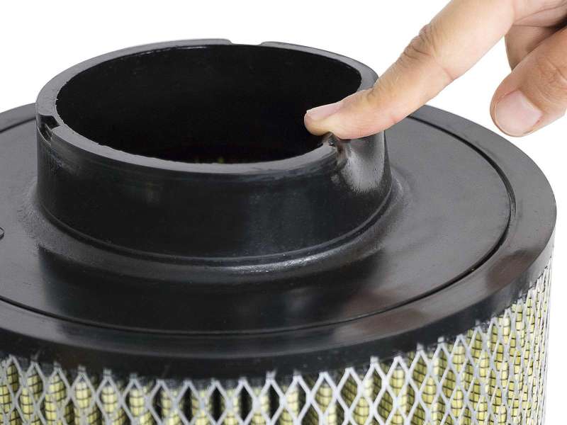 AFE 72-90097 FLOW Universal Air Filter w/ Pro Guard 7 Media 4in F x 8-1/2in B
