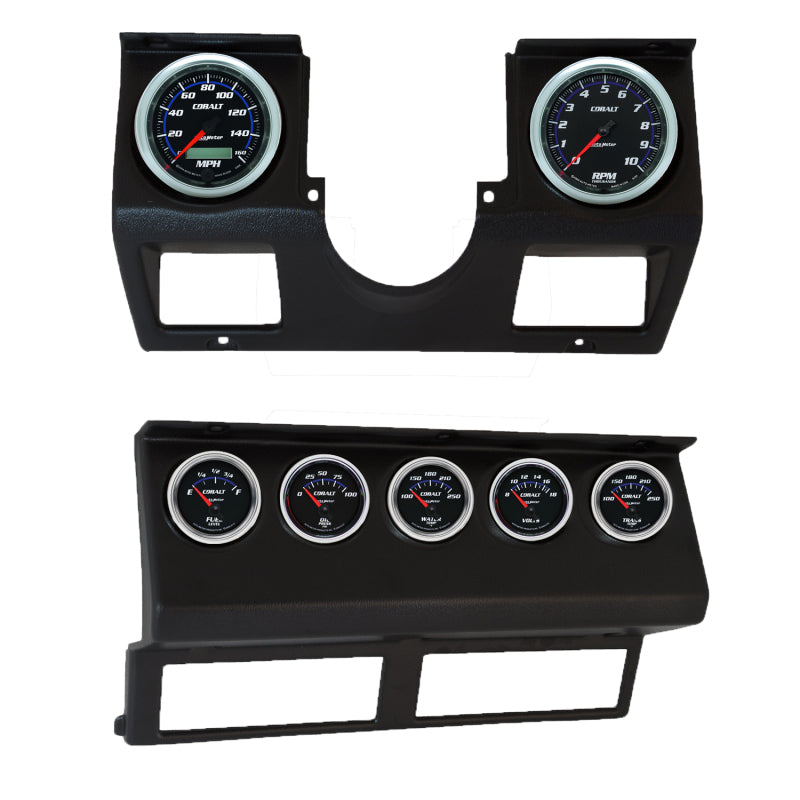 AutoMeter 7040-05 Autometer Cobalt Direct Fit Dash Kit 87-96 fits Jeep Wrangler YJ (Tach/MPH/FL/OilP/WTMP/VLT/TRNS)