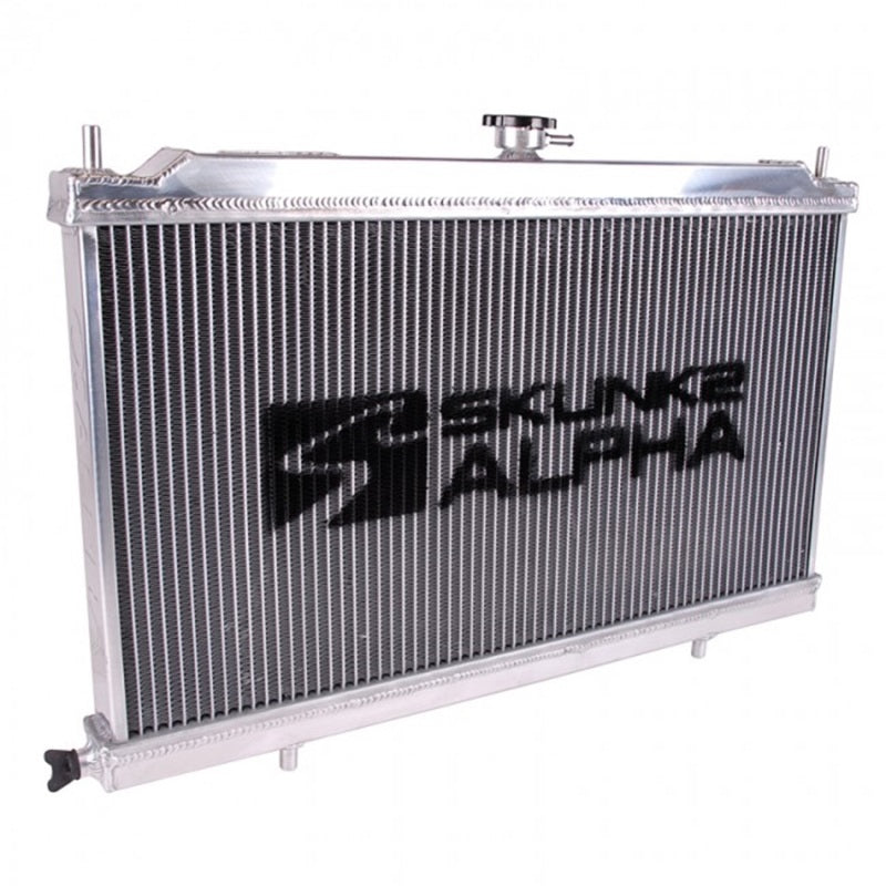 Skunk2 Racing 349-05-1500 Skunk2 Alpha Series 88-91 fits Honda CRX/fits Civic Radiator (Full Size) (Dual Core) (Manual Trans.)