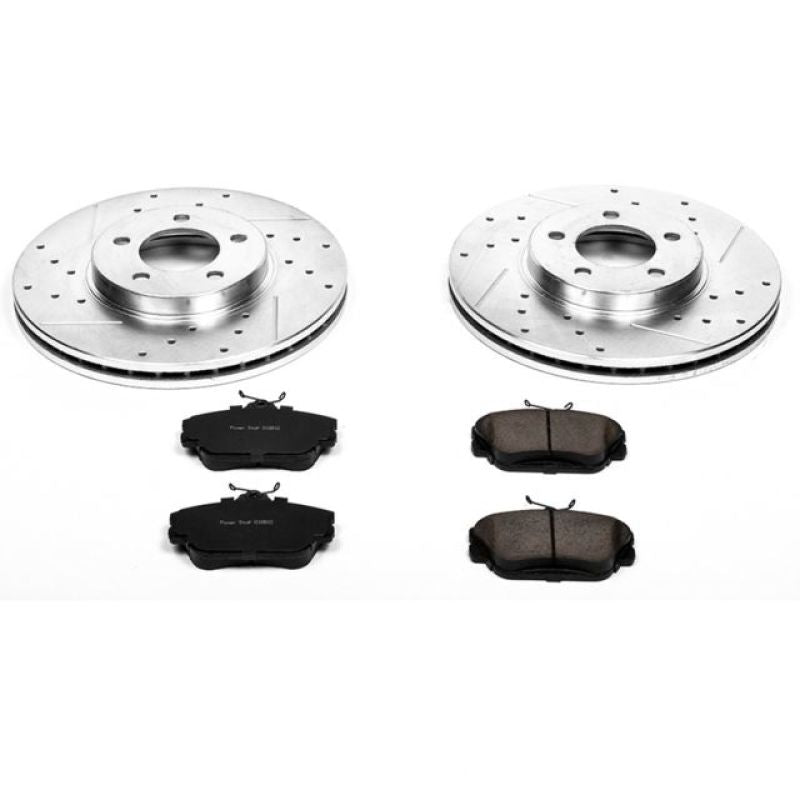 PowerStop K1318 fits Ford 96-99 Taurus Front Z23 Evolution Sport Brake Kit