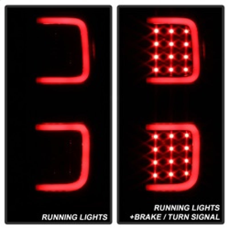 xTune 9038495 fits Ford F150 09-14 LED Tail Lights - Black ALT-ON-FF15009-LBLED