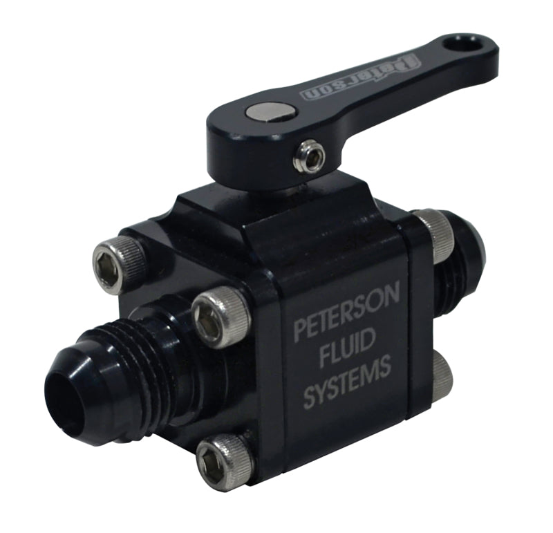 Peterson Fluid Systems 09-0900 Ball Valve Assembly -6AN x -6AN